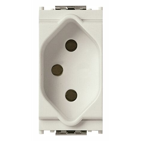 Vimar Steckdose 2P+T 16A In Weiß – Unterputzdose, Modular Für IDEA-Serie