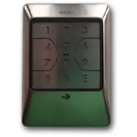 FAAC XKP W 433 Funk-Zifferntastatur, 433 MHz, Edelstahl, 404037 (1/3)