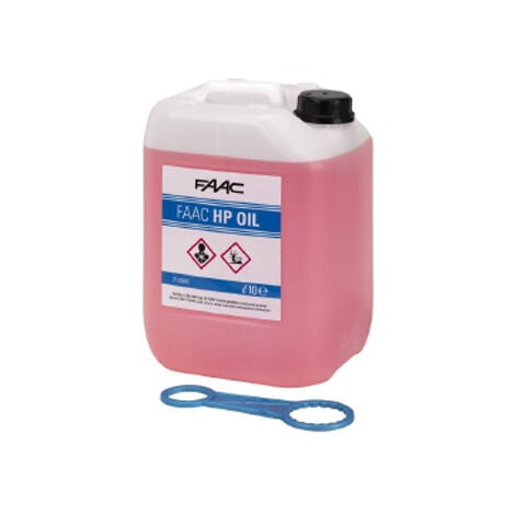 Hydrauliköl für hydraulische Aktuatoren, Tankflasche 10 Liter, FAAC HP OIL  714041