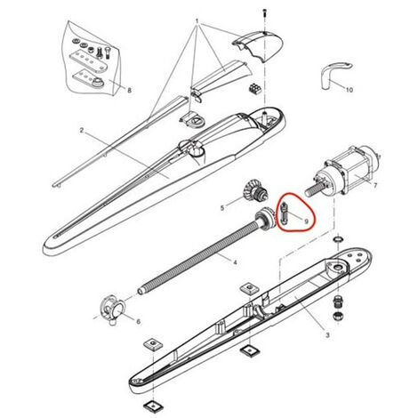 Freigabestift für Bob Original-Ersatzteil BENINCA' 9686876
