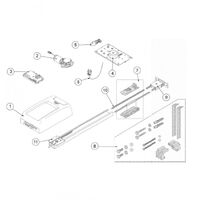 Kompletter Schlitten Für TOP 603H-903H Ersatzteil DITEC ENTREMATIC NC6TOPGC 6TOPGC