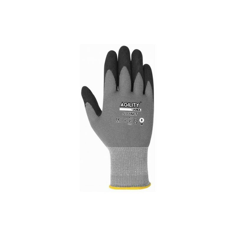 Guante nylon recubrimiento nitrilo foam 5160 Agility Juba