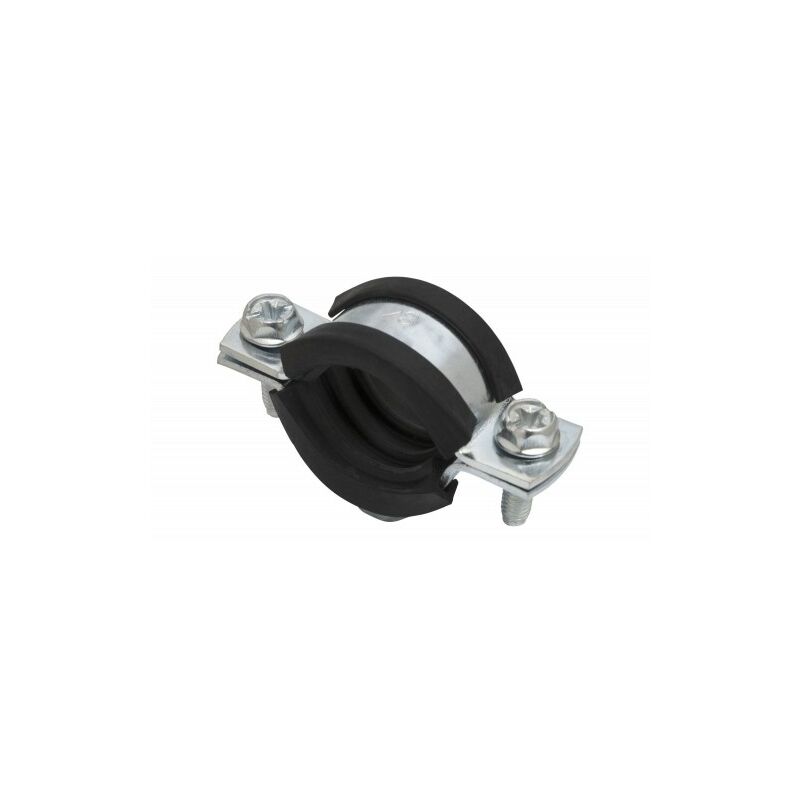 Index Abri100 Isofonische Schelle M8 + M10, Für Rohre Ø12–60 Mm, Mit EPDM-Dämmung, Verzinkt