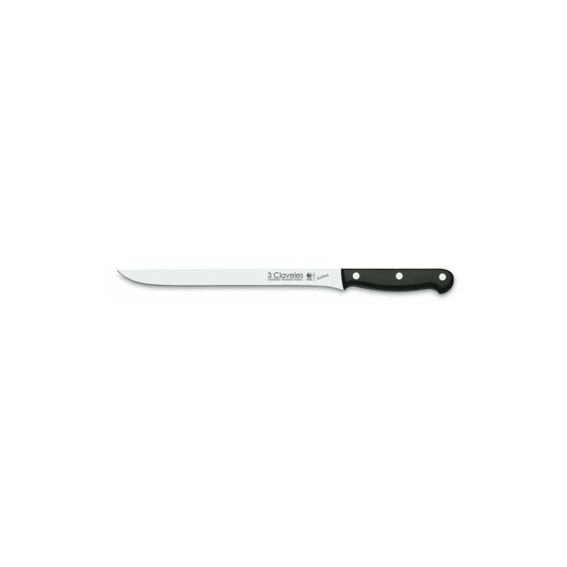 Cuchillo 3 Claveles Cocinero 25 cm Mango Rojo - Uniblock