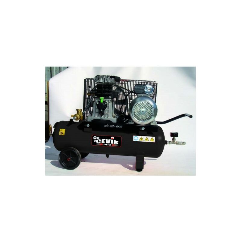 COMPRESOR 230V- 3HP- 24 LT.- 10 BAR- 350 LT./ MIN. ESPECIAL GOTELE, VALVULA EN VACIO CA-AB25/3MGT - CEVIK