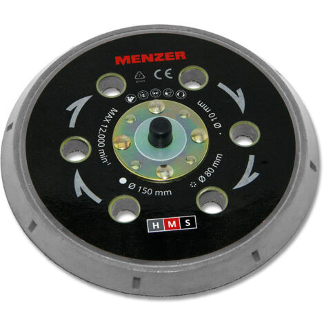 Platorello Rupes Ø150mm Multihole M8 - Per Levigatrici, Foratura 8+6 Fori, Originale - Foto 4