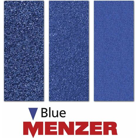 MENZER Blue Dischi abrasivi velcrati, 150 mm, 8 fori, p. Levigatrici  rotorbitali (25 Pz.) G100