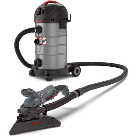 MENZER Dustfree Sistema di Levigatura a Secco Senza Polvere con TSW 225 PRO + VCM 330