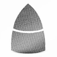 MENZER Net Retine abrasive velcrate, 93 / 62 x 102 mm, p. Levigatrici a delta, Carburo di silicio (25 Pz.) G100