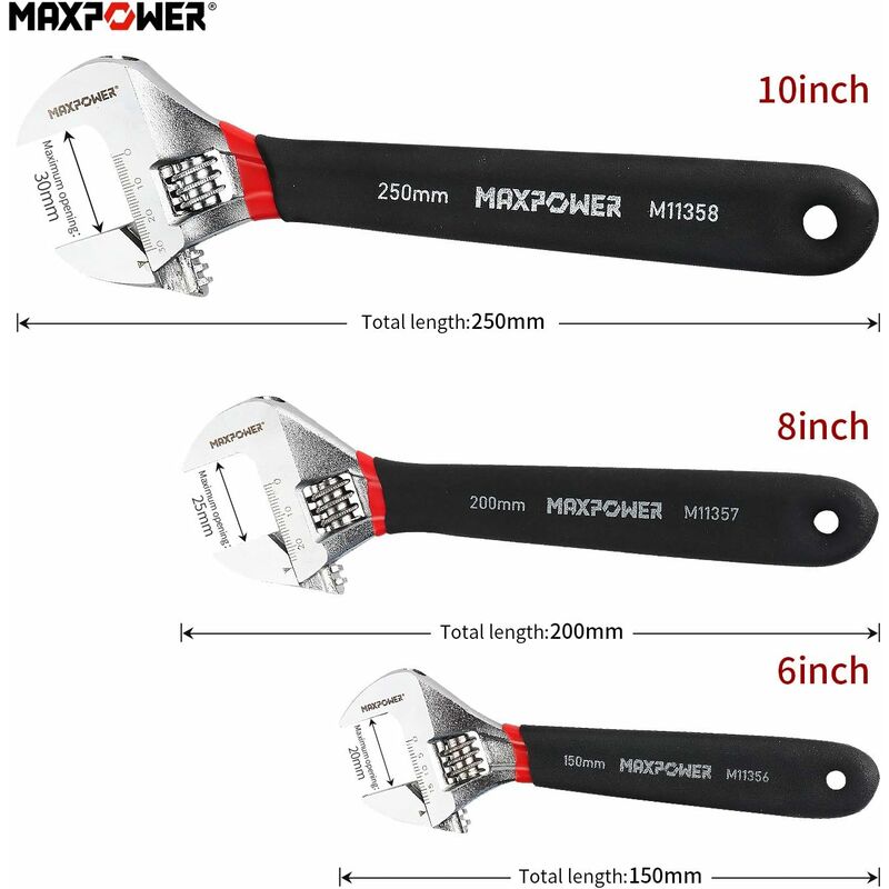 Craftsman 3 piece adjustable wrench set hotsell