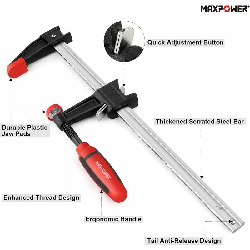 Woodworking clamps for carpenters