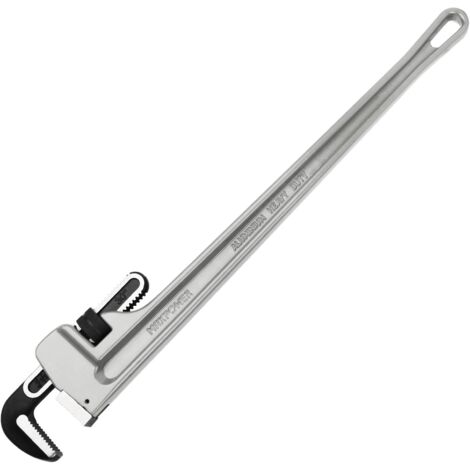 MAXPOWER Pipe Wrench/Spanner， Heavy Duty Aluminum Stillson Plumbing Wrench Straight Pipe Wrench-30-Inch760mm
