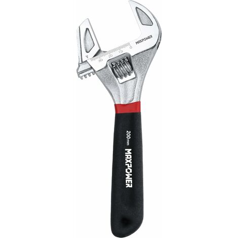 Reversible Jaw 8 in. Chrome Adjustable/Pipe Wrench