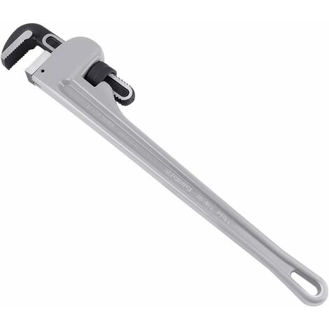 MAXPOWER Pipe Wrench/Spanner, Heavy Duty Aluminum Stillson Plumbing Wrench Straight Pipe Wrench- 24-Inch/600mm