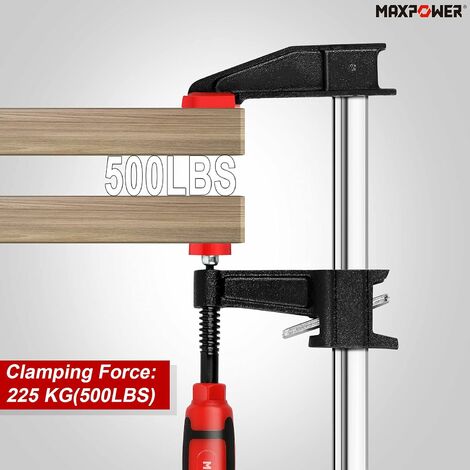 F Clamps Bar Clamp Heavy Duty 150 x 50mm 6 Long Quick Slide Wooden Clamp 4pc Set