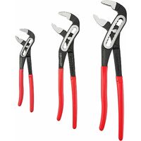 MAXPOWER Water Pump Pliers Set, 3PCs Adjustable Plumbing Grips Spanner Slip Joint Pliers Tongue and Groove Pliers Set with Super Wide Open Jaw, 180mm/7", 250mm/10" and 300mm/12"