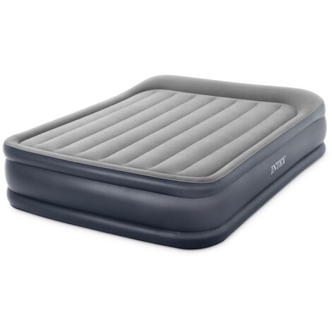Intex 64136 Materasso Matrimoniale Dura-Beam Gonfiabile con Pompa 152x203x42 cm (1/10)