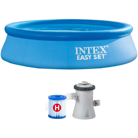 Intex 28122 Piscina Easy Set Rotonda con Pompa Quick Up per Bambini 305x76 cm