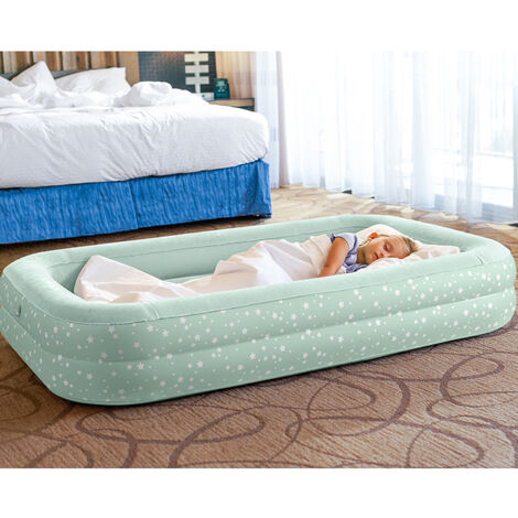 Intex 66810 Materasso Baby Gonfiabile Casa e Viaggio 107x168x25 cm pompa manuale