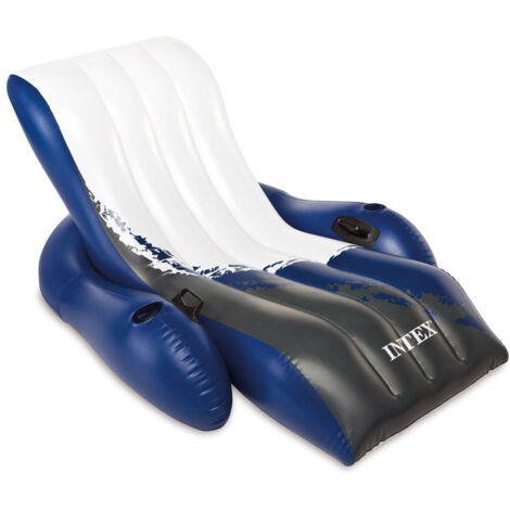 Materasso gonfiabile chaise longue INTEX luxe 1 posto