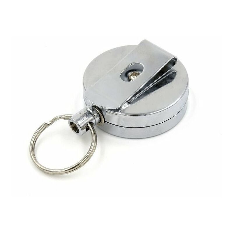 Porte-clés de mousqueton polyvalent en acier inoxydable avec fonction de  libér