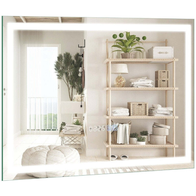 Applique Murale LED Pour Salle De Bain Miroir – 48,5 Cm, 12W, 3 Températures De Couleur (3000K/4500K/6000K), Bras Télescopique
