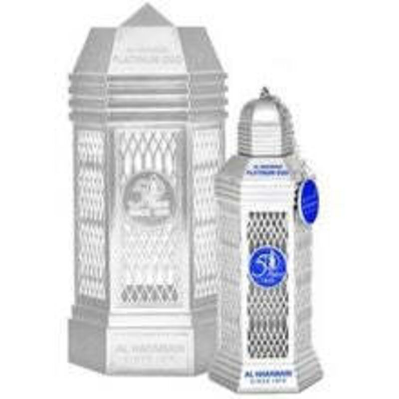 Al Haramain Platinum Oud Duftspray - 100 Ml, Intensiver Oud-Duft Für Herren