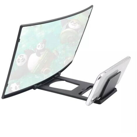 Phone Screen Magnifier Loupe écran Téléphone SPIER 12 Pouces - Amplificateur 3D HD | Support Vertical/horizontal Loupe Fresnel Portable
