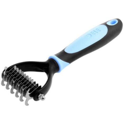 Northix Peigne à fourrure large bleu pour chien (1/4)