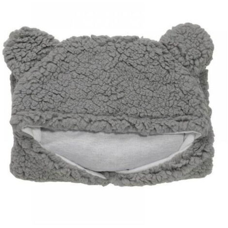 Écharpe de portage douillette avec oreilles - gris - 0–3 mois