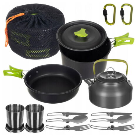 Rihla Outdoor | Ensemble de Vaisselle de Camping 22 Pièces – Acier Inoxydable, Pratique et Résistant Rihla Outdoor | Ensemble de Vaisselle de Camping 22 Pièces – Acier Inoxydable, Pratique et Résistant