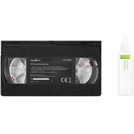 Ruban de nettoyage de tête  20 ml  Têtes VHS  Noir (1/3)