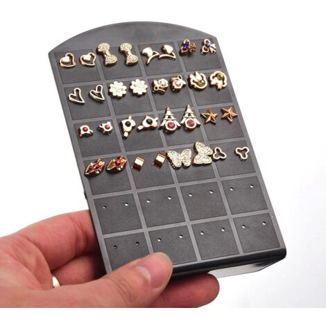 Présentoir Pour Boucles D'oreilles En Plexiglas - Hauteur 22/12 Cm, Occasion Bon état