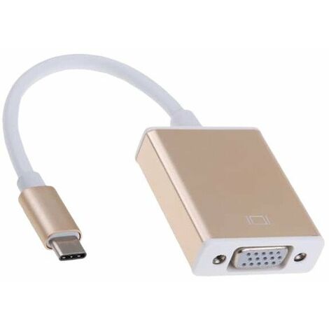 Câble adaptateur RS PRO USB C vers VGA, USB 3.1, 1080p