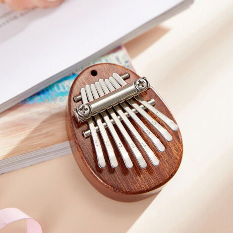 Kalimba (piano à Pouce) En Noyer Noir De Luxe - 34 Touches, Clé De Do, Avec Micro Et Accessoires - Idéal Pour Débutants Et Musiciens - 9
