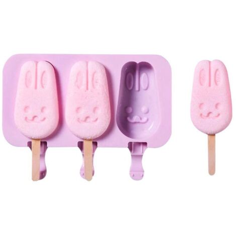 Décapsuleur Fun En Forme De Lapin - Silicone Violet Pick & Drink - Fabrication France
