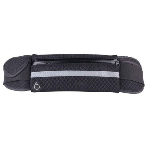 SAC BANANE POUR LAISSE POUR CHIEN À MAIN SAC BANANE EN NYLON POUR COURSE, MARCHE ET NUIT (Orange - 7