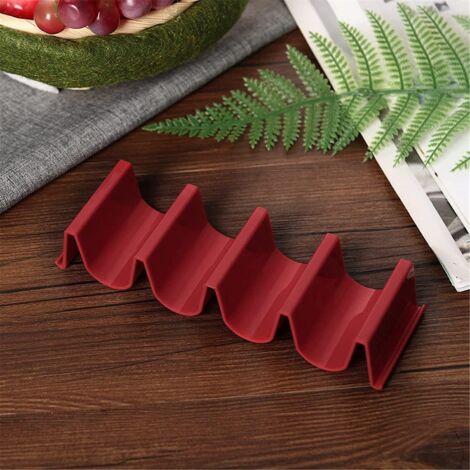 Fossthiroy Support à Tacos Et Sushis En Bois Style C - Présentoir Original Pour Restaurant Et Maison