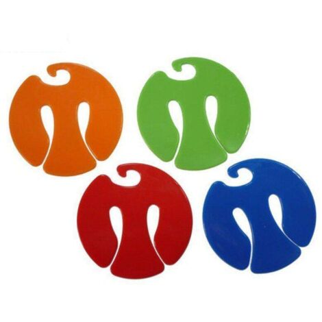 12 Pinces à Feuilles En Plastique Colorées – Lot De Pince-Clips Solides Pour Organiser Documents, Bureau, Maison, École