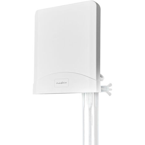 Antenne terrestre 5G 4G 3G – Gain jusqu'à 6 dB – Fréquences 698-5000 MHz – Installation intérieure/extérieure – Nedis - ANOR5G20WT