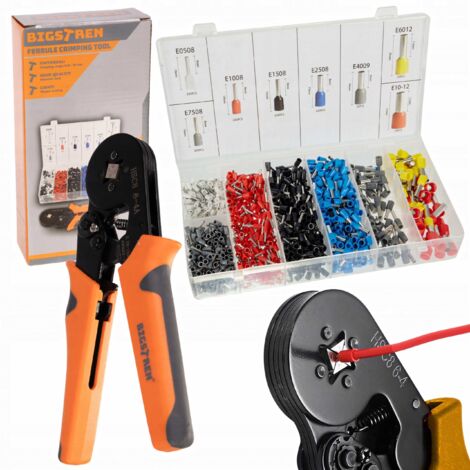 Pince à sertir pour embouts 0,25-10 mm² Bigstrene 22717 (1/5)