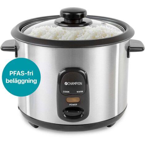 Cuiseur à Riz Mesko MS 6411 1.5L Inox - Blanc, 1000W, Cuisson Vapeur