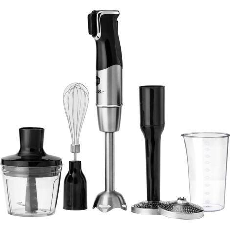 Mixeur Plongeant LAGUIOLE 1200W 15 Vitesses + Turbo - Pied Inox Anti-Éclaboussures Gobelet 800ml Inclus