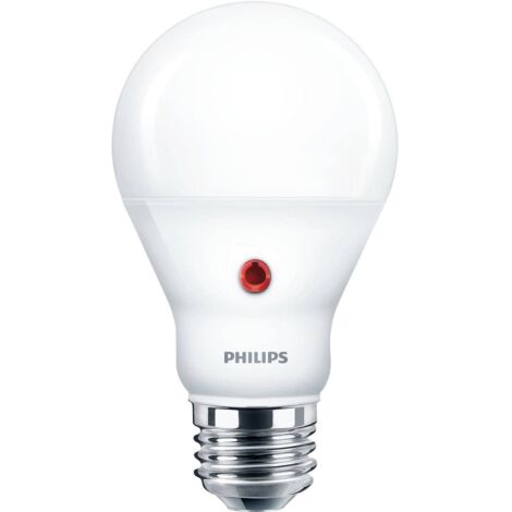 Philips – Ampoule LED E27 7,5W 806lm blanc chaud – Capteur de lumière automatique – Non dimmable – 2700K – Durée de vie 15000h (1/6)