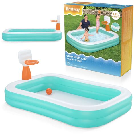 Piscine gonflable Dunk'N Splash 251 x 168 x 102 cm Bestway 54445