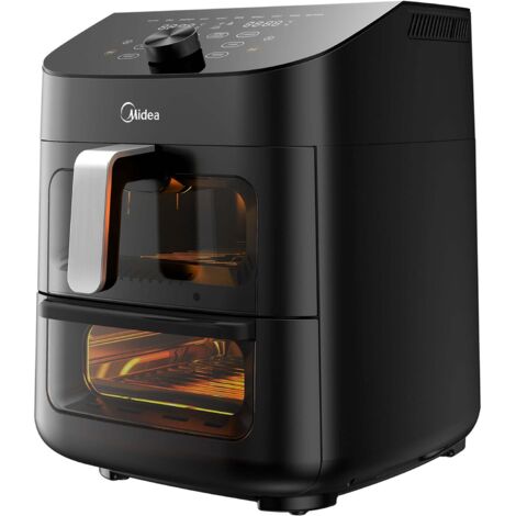 Midea 2 en 1 friteuse a air et four noir 11 litres (1/5)