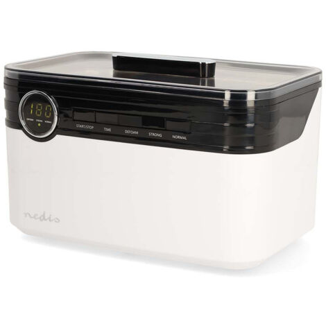 Nettoyeur de bijoux a ultrasons alimente sur secteur 220 - 240 v ca 5060 hz euro type c cee 716 blanc plastique 8 (1/5)