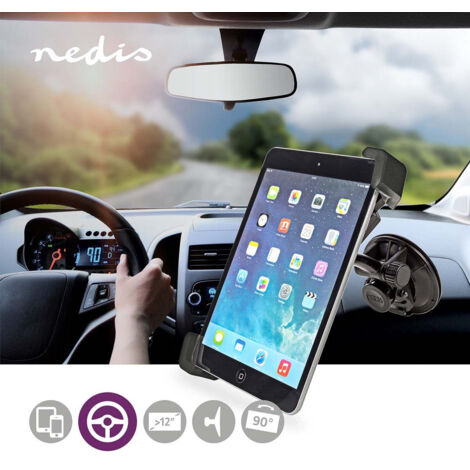 Support de tablette pour voiture taille decran max compatibilite avec la taille de lecran 12 - montage en voiture sur les fenetres et les appuis tete juserable (1/5)