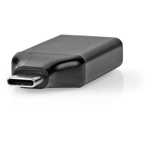 Adaptateur USB-C™  USB 3.2 Génération 1  USB-C™ mâle  Sortie HDMI™  4K à 60 Hz  Rond  Nickelé  Noir / Gris  Boîte (1/5)