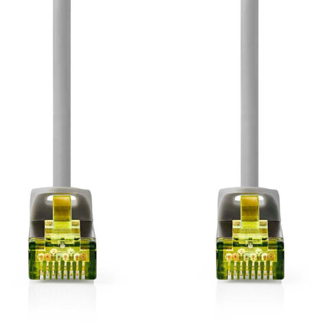 Ccgl85420gy025 cable reseau cat7 sftp rj45 male rj45 male 025 m snagless rond lszh gris label (1/3)